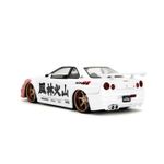 Jucarii, Copii si Bebe - Jucarii si jocuri - Vehicule si jucarii cu telecomanda - Masinute - JADA SET FIGURINA METALICA 6CM SI MASINUTA NISSAN SKYLINE GTR SCARA 1 LA 24 - Infinity.ro
