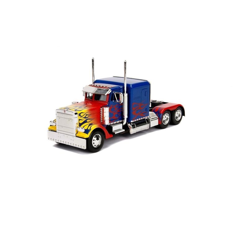 Jucarii, Copii si Bebe - Jucarii si jocuri - Vehicule si jucarii cu telecomanda - Masinute - JADA TRANSFORMERS MASINUTA METALICA OPTIMUS PRIME SCARA 1 LA 32 - Infinity.ro
