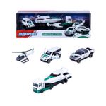 Jucarii, Copii si Bebe - Jucarii si jocuri - Vehicule si jucarii cu telecomanda - Masinute - MAJORETTE SET 4 MASINUTE DE POLITIE DUBAI METALICE MERCEDES AMG 7.5CM - Infinity.ro