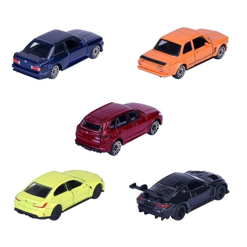 Jucarii, Copii si Bebe - Jucarii si jocuri - Vehicule si jucarii cu telecomanda - Masinute - MAJORETTE SET 5 MASINUTE METALICE BMW 7.5CM - Infinity.ro