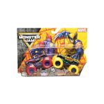 Jucarii, Copii si Bebe - Jucarii si jocuri - Vehicule si jucarii cu telecomanda - Masinute - MONSTER JAM SET 2 MASINUTE METALICE THE SENTINELS VS WOLVERINE SCARA 1 LA 65 - Infinity.ro