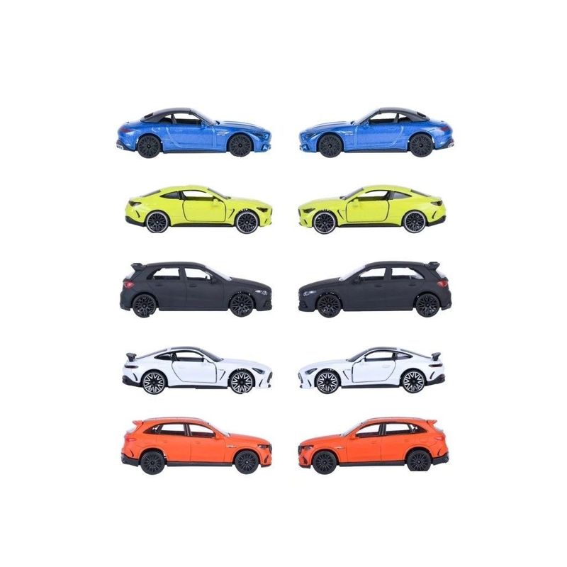 Jucarii, Copii si Bebe - Jucarii si jocuri - Vehicule si jucarii cu telecomanda - Masinute - MAJORETTE SET 5 MASINUTE METALICE MERCEDES AMG 7.5CM - Infinity.ro