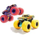 Jucarii, Copii si Bebe - Jucarii si jocuri - Vehicule si jucarii cu telecomanda - Masinute - MONSTER JAM SET 2 MASINUTE METALICE THE SENTINELS VS WOLVERINE SCARA 1 LA 65 - Infinity.ro