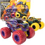 Jucarii, Copii si Bebe - Jucarii si jocuri - Vehicule si jucarii cu telecomanda - Masinute - MONSTER JAM SET 2 MASINUTE METALICE THE SENTINELS VS WOLVERINE SCARA 1 LA 65 - Infinity.ro