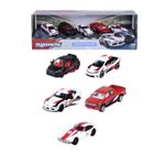 Jucarii, Copii si Bebe - Jucarii si jocuri - Vehicule si jucarii cu telecomanda - Masinute - MAJORETTE SET 5 MASINUTE METALICE TOYOTA RACING SCARA 1 LA 64 - Infinity.ro