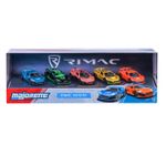 Jucarii, Copii si Bebe - Jucarii si jocuri - Vehicule si jucarii cu telecomanda - Masinute - MAJORETTE SET 5 MASINUTE METALICE RIMAC NEVERA 7.5CM - Infinity.ro