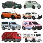Jucarii, Copii si Bebe - Jucarii si jocuri - Vehicule si jucarii cu telecomanda - Masinute - MATCHBOX SET 8 MASINUTE METALICE EXCLUSIV VAN UTILITAR FORD SCARA 1 LA 64 - Infinity.ro