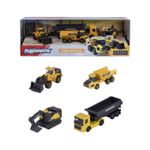 Jucarii, Copii si Bebe - Jucarii si jocuri - Vehicule si jucarii cu telecomanda - Utilaje constructie de jucarie - MAJORETTE SET 4 UTILAJE METALICE VOLVO CONSTRUCTION 7.5CM - Infinity.ro