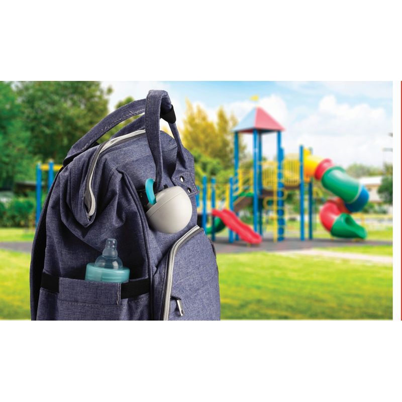 Jucarii, Copii si Bebe - Hrana si alaptare - Biberoane, suzete si accesorii hranire - Articole hranire bebelusi - SUPORT PENTRU DEPOZITARE SUZETA, MELII, BILUTA GREY&BLUE - Infinity.ro