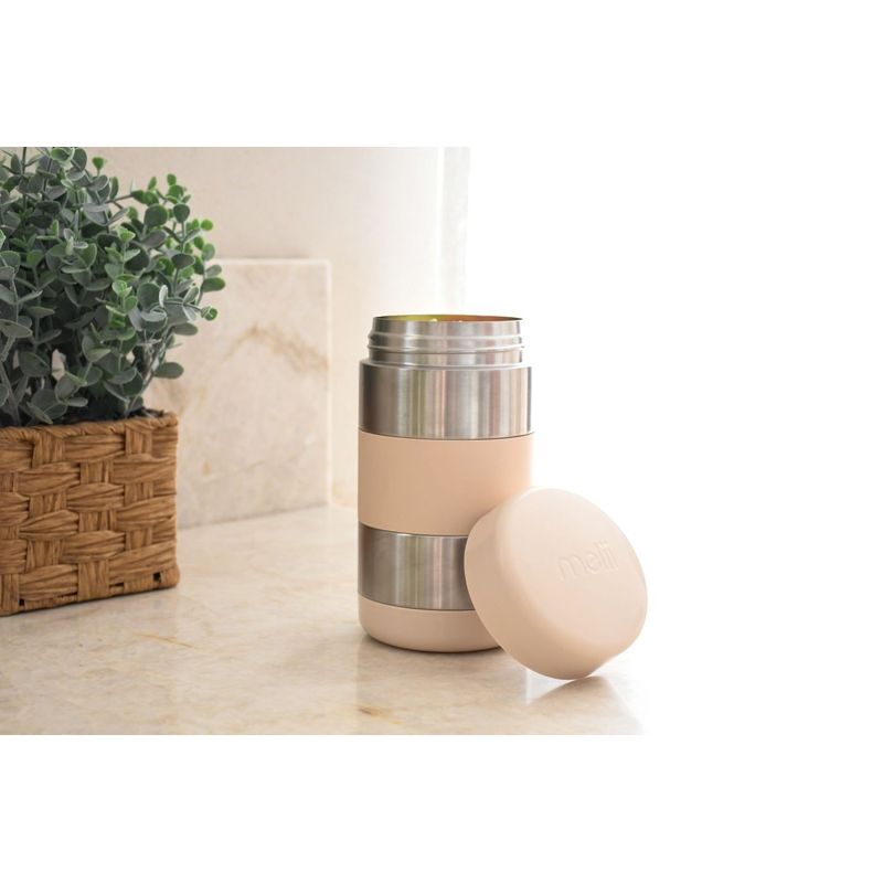 Jucarii, Copii si Bebe - Hrana si alaptare - Biberoane, suzete si accesorii hranire - Articole hranire bebelusi - TERMOS CU LINGURITA 300 ML, MELII, PINK - Infinity.ro