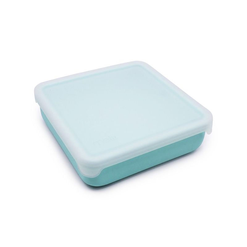 Jucarii, Copii si Bebe - Hrana si alaptare - Biberoane, suzete si accesorii hranire - Articole hranire bebelusi - RECIPIENT SILICON PENTRU SANDWICH, MELII, BLUE - Infinity.ro