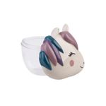 Jucarii, Copii si Bebe - Hrana si alaptare - Biberoane, suzete si accesorii hranire - Articole hranire bebelusi - RECIPIENT HRANA BEBE CU CAPAC, MELII LUXE, MODEL UNICORN - Infinity.ro