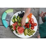 Jucarii, Copii si Bebe - Hrana si alaptare - Biberoane, suzete si accesorii hranire - Articole hranire bebelusi - SET 3 CUTITE URSULET PENTRU GUSTARI, MELII, ROZ ALB BEJ - Infinity.ro