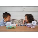 Jucarii, Copii si Bebe - Hrana si alaptare - Biberoane, suzete si accesorii hranire - Articole hranire bebelusi - SET 4 RECIPIENTE SILICON SNAP&GO CUBES, MELII, 4*118 ML - Infinity.ro