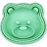 Jucarii, Copii si Bebe - Hrana si alaptare - Biberoane, suzete si accesorii hranire - Articole hranire bebelusi - 3 IN 1 FORME ANIMALE PENTRU SANDWICH, MELII, URS SI RECHIN - Infinity.ro