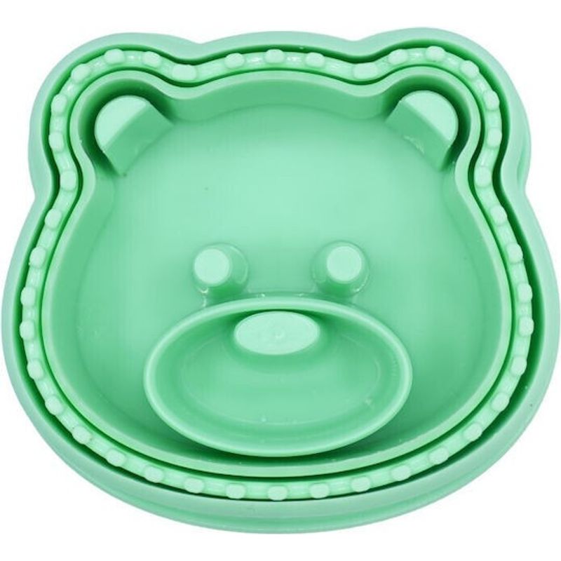 Jucarii, Copii si Bebe - Hrana si alaptare - Biberoane, suzete si accesorii hranire - Articole hranire bebelusi - 3 IN 1 FORME ANIMALE PENTRU SANDWICH, MELII, URS SI RECHIN - Infinity.ro