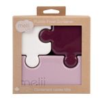 Jucarii, Copii si Bebe - Hrana si alaptare - Biberoane, suzete si accesorii hranire - Articole hranire bebelusi - RECIPIENT HRANA BEBE MODEL PUZZLE, MELII LUXE, ROZ IVOIRE MURA - Infinity.ro