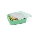 Jucarii, Copii si Bebe - Hrana si alaptare - Biberoane, suzete si accesorii hranire - Articole hranire bebelusi - RECIPIENT SILICON PENTRU SANDWICH, MELII LUXE, SAGE - Infinity.ro