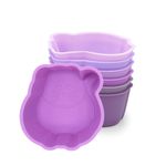 Jucarii, Copii si Bebe - Hrana si alaptare - Biberoane, suzete si accesorii hranire - Articole hranire bebelusi - SET 6 FORME DE GATIT SILICON, MELII, MODEL PISICA - Infinity.ro