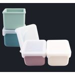 Jucarii, Copii si Bebe - Hrana si alaptare - Biberoane, suzete si accesorii hranire - Articole hranire bebelusi - SET 2 RECIPIENTE SILICON, MELII, BLUSH BERRY - Infinity.ro
