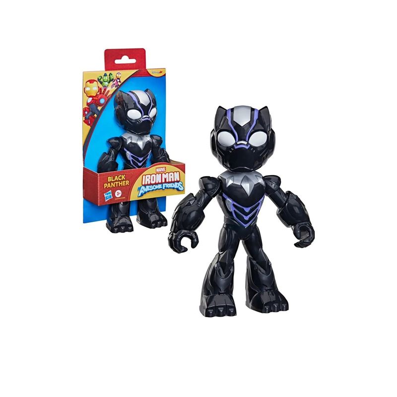 Jucarii, Copii si Bebe - Jucarii si jocuri - Figurine - MARVEL IRON MAN SI PRIETENII SAI UIMITORI FIGURINA BLACK PANTHER 22.8CM - Infinity.ro
