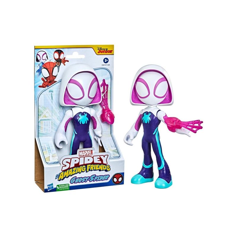 Jucarii, Copii si Bebe - Jucarii si jocuri - Figurine - SPIDEY PRIETENII EXTRAORDINARI FIGURINA GHOST SPIDER SUPRADIMENSIONATA 22.8CM - Infinity.ro
