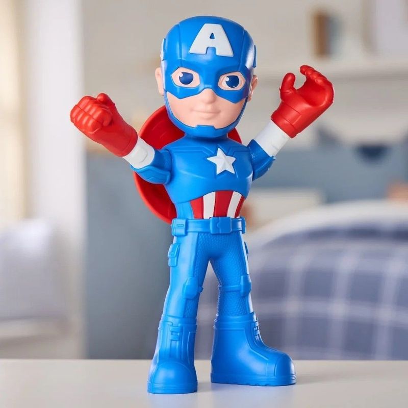 Jucarii, Copii si Bebe - Jucarii si jocuri - Figurine - SPIDEY PRIETENII EXTRAORDINARI FIGURINA CAPTAIN AMERICA SUPRADIMENSIONATA 22.8CM - Infinity.ro