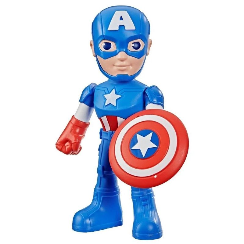 Jucarii, Copii si Bebe - Jucarii si jocuri - Figurine - SPIDEY PRIETENII EXTRAORDINARI FIGURINA CAPTAIN AMERICA SUPRADIMENSIONATA 22.8CM - Infinity.ro