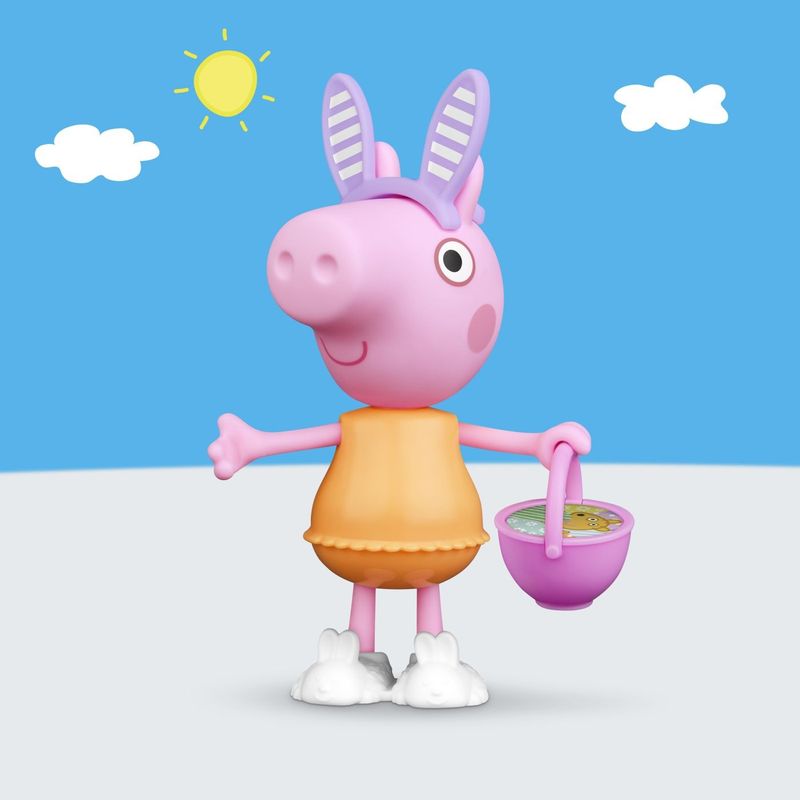 Jucarii, Copii si Bebe - Jucarii si jocuri - Figurine - PEPPA PIG SET TINUTA DE PRIMAVARA CU FIGURINA PEPPA SI ACCESORII 15CM - Infinity.ro