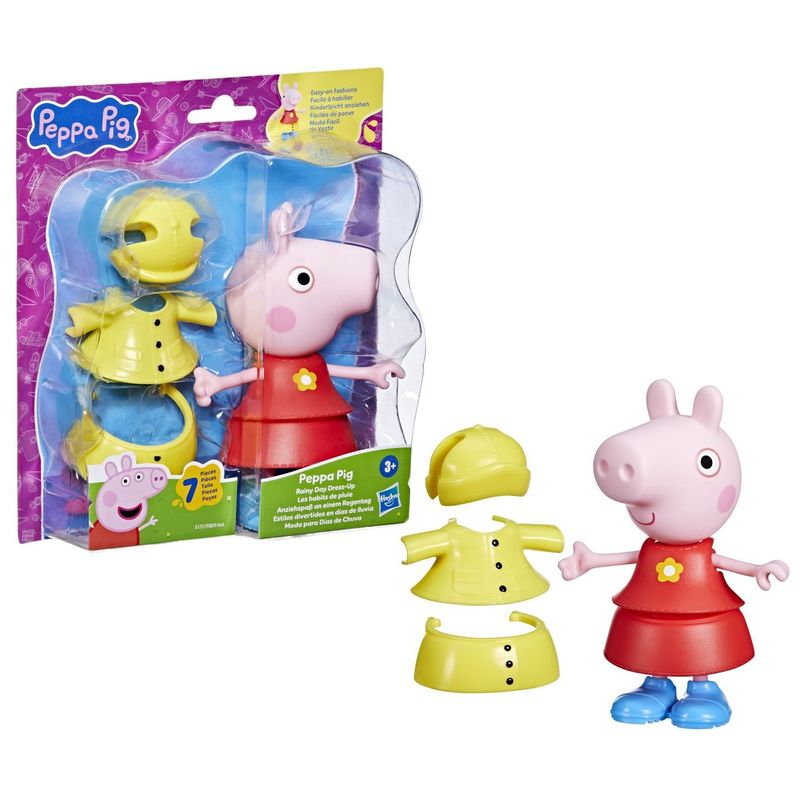 Jucarii, Copii si Bebe - Jucarii si jocuri - Figurine - PEPPA PIG SET FIGURINA SI ACCESORII VESTIMENTARE PURCELUSA PEPPA PIG 15CM - Infinity.ro