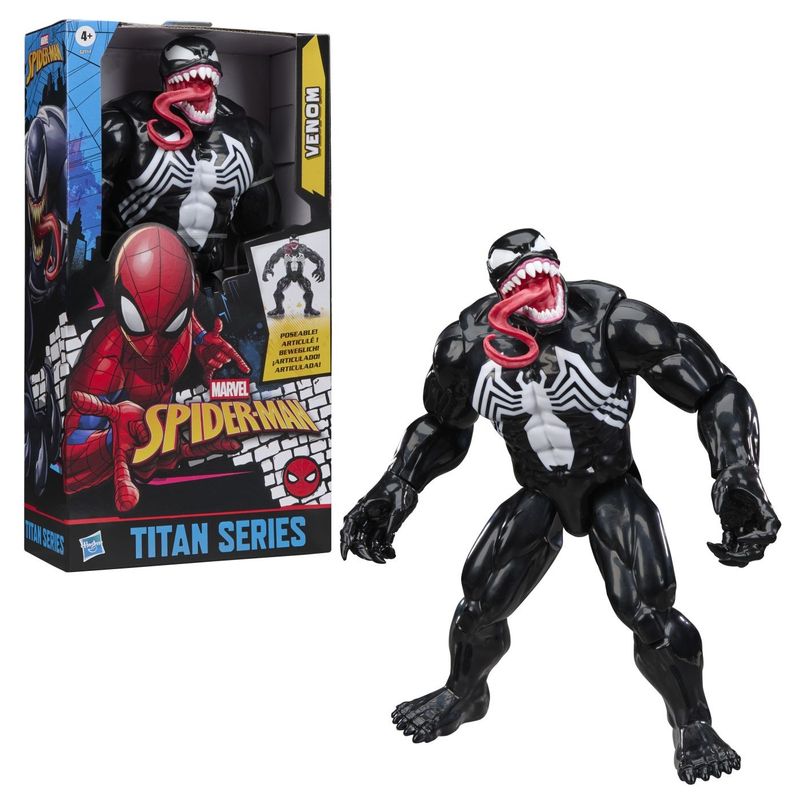Jucarii, Copii si Bebe - Jucarii si jocuri - Figurine - MARVEL SPIDER MAN TITAN SERIES FIGURINA VENOM 30CM - Infinity.ro