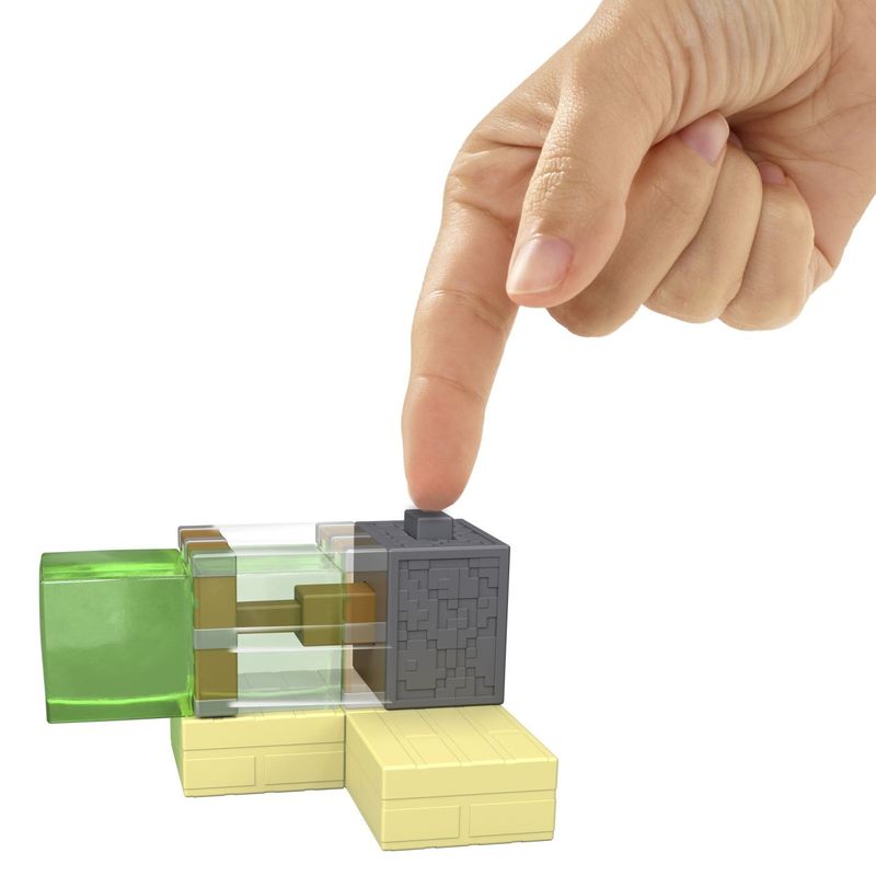 Jucarii, Copii si Bebe - Jucarii si jocuri - Figurine - MINECRAFT REDSTONE CHARGED SET CAPCANA CU PISTON LIPICIOS FIGURINA CU ACCESORII - Infinity.ro