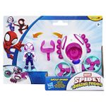 Jucarii, Copii si Bebe - Jucarii si jocuri - Figurine - SPIDEY SI PRIETENII LUI UIMITORI MARVEL SET FIGURINA GHOST SPIDER SI VEHICUL COPTER 7.6CM - Infinity.ro