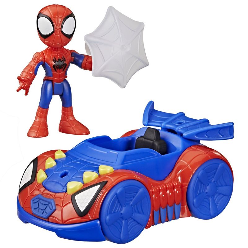 Jucarii, Copii si Bebe - Jucarii si jocuri - Figurine - SPIDEY SI PRIETENII LUI UIMITORI MARVEL SET FIGURINA SPIDEY SI VEHICUL WEB CRAWLER 7.6CM - Infinity.ro