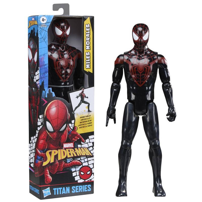 Jucarii, Copii si Bebe - Jucarii si jocuri - Figurine - MARVEL SPIDER MAN TITAN SERIES FIGURINA MILES MORALES - Infinity.ro