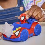 Jucarii, Copii si Bebe - Jucarii si jocuri - Figurine - SPIDEY SI PRIETENII LUI UIMITORI MARVEL SET FIGURINA SPIDEY SI VEHICUL WEB CRAWLER 7.6CM - Infinity.ro