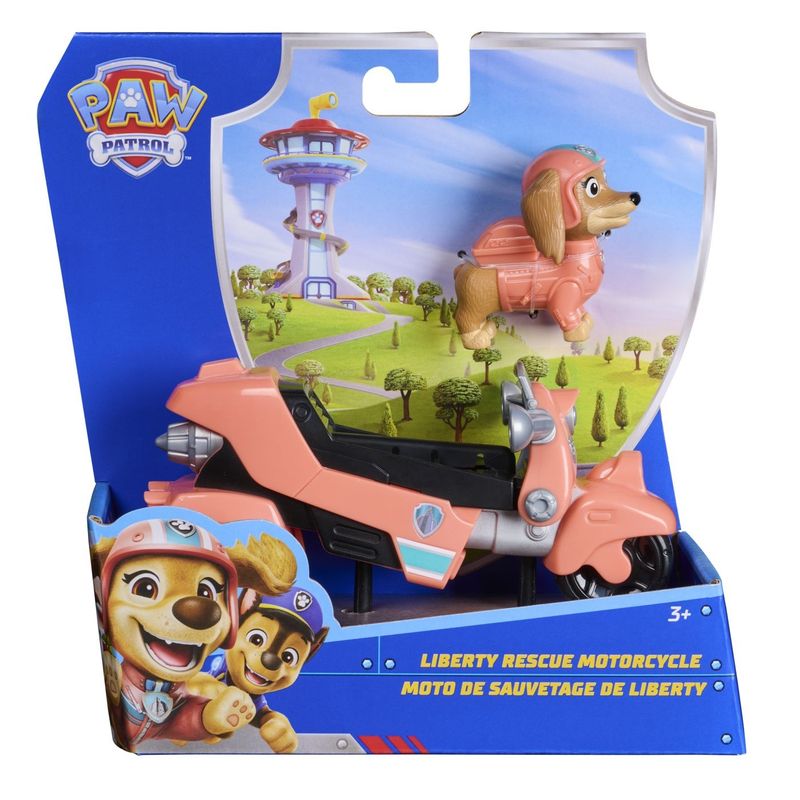 Jucarii, Copii si Bebe - Jucarii si jocuri - Figurine - PATRULA CATELUSILOR SET FIGURINA LIBERTY SI MOTOCICLETA DE SALVARE - Infinity.ro