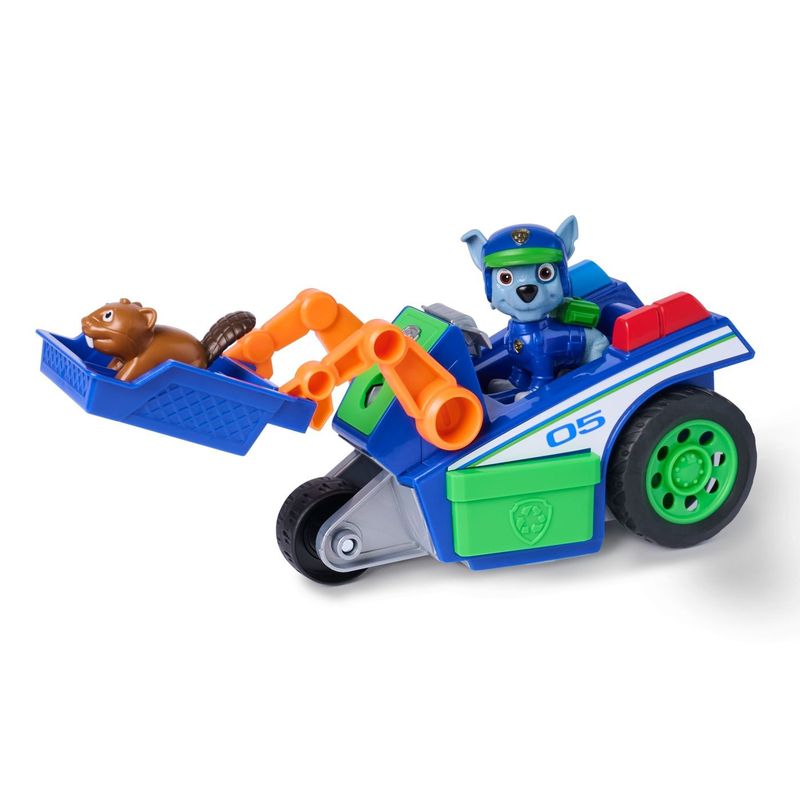 Jucarii, Copii si Bebe - Jucarii si jocuri - Figurine - PATRULA CATELUSILOR CAUTA SI SALVEAZA SET FIGURINA ROCKY SI VEHICUL DE RECICLARE - Infinity.ro
