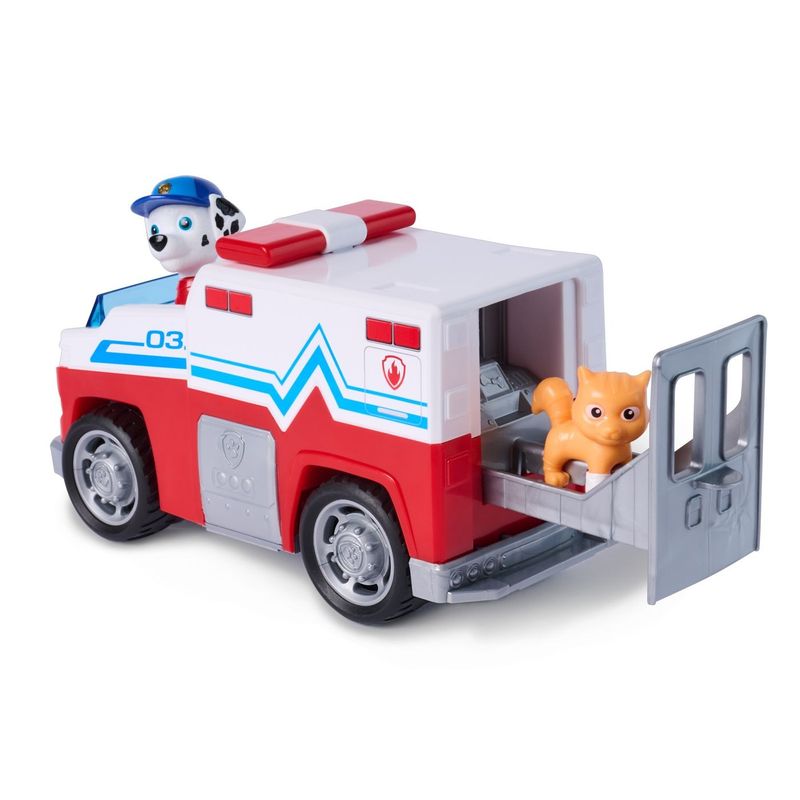 Jucarii, Copii si Bebe - Jucarii si jocuri - Figurine - PATRULA CATELUSILOR CAUTA SI SALVEAZA SET FIGURINA MARSHALL SI VEHICUL DE POMPIERI - Infinity.ro