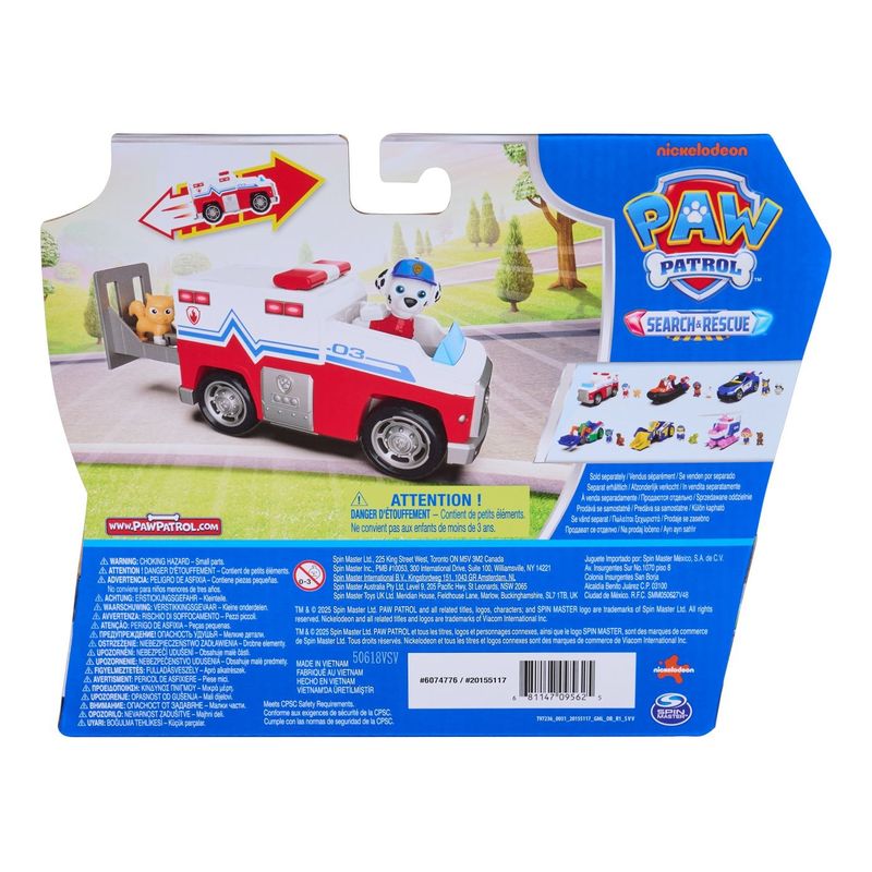Jucarii, Copii si Bebe - Jucarii si jocuri - Figurine - PATRULA CATELUSILOR CAUTA SI SALVEAZA SET FIGURINA MARSHALL SI VEHICUL DE POMPIERI - Infinity.ro