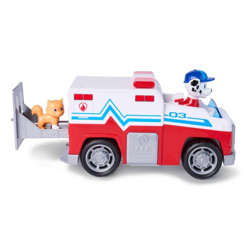 Jucarii, Copii si Bebe - Jucarii si jocuri - Figurine - PATRULA CATELUSILOR CAUTA SI SALVEAZA SET FIGURINA MARSHALL SI VEHICUL DE POMPIERI - Infinity.ro