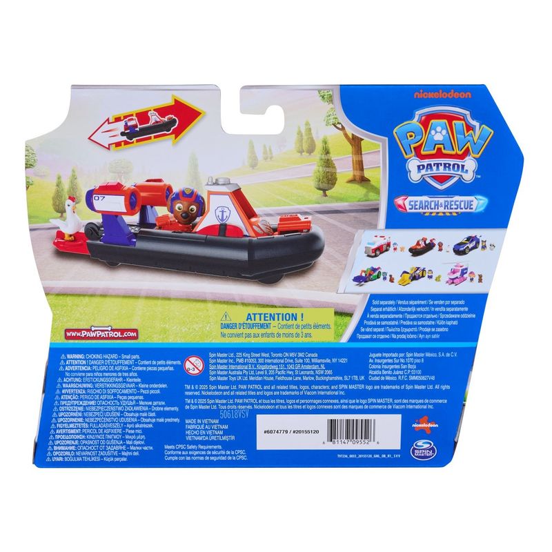 Jucarii, Copii si Bebe - Jucarii si jocuri - Figurine - PATRULA CATELUSILOR CAUTA SI SALVEAZA SET FIGURINA ZUMA SI VEHICUL BARCA CU MOTOR - Infinity.ro