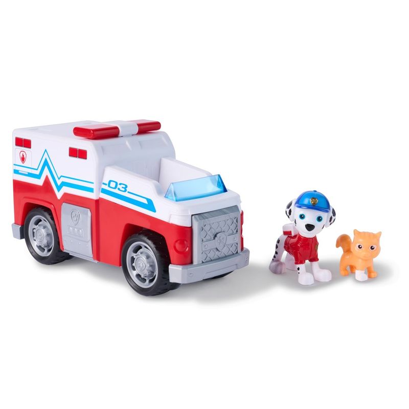 Jucarii, Copii si Bebe - Jucarii si jocuri - Figurine - PATRULA CATELUSILOR CAUTA SI SALVEAZA SET FIGURINA MARSHALL SI VEHICUL DE POMPIERI - Infinity.ro
