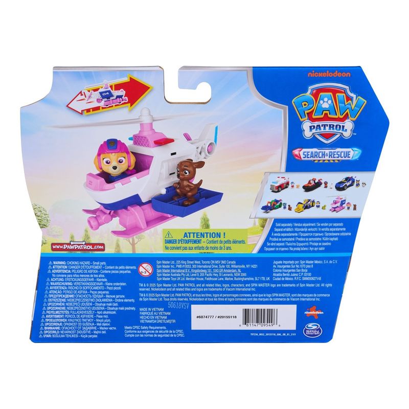Jucarii, Copii si Bebe - Jucarii si jocuri - Figurine - PATRULA CATELUSILOR CAUTA SI SALVEAZA SET FIGURINA SKYE SI VEHICUL ELICOPTER - Infinity.ro