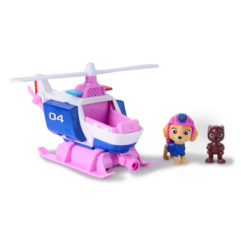 Jucarii, Copii si Bebe - Jucarii si jocuri - Figurine - PATRULA CATELUSILOR CAUTA SI SALVEAZA SET FIGURINA SKYE SI VEHICUL ELICOPTER - Infinity.ro