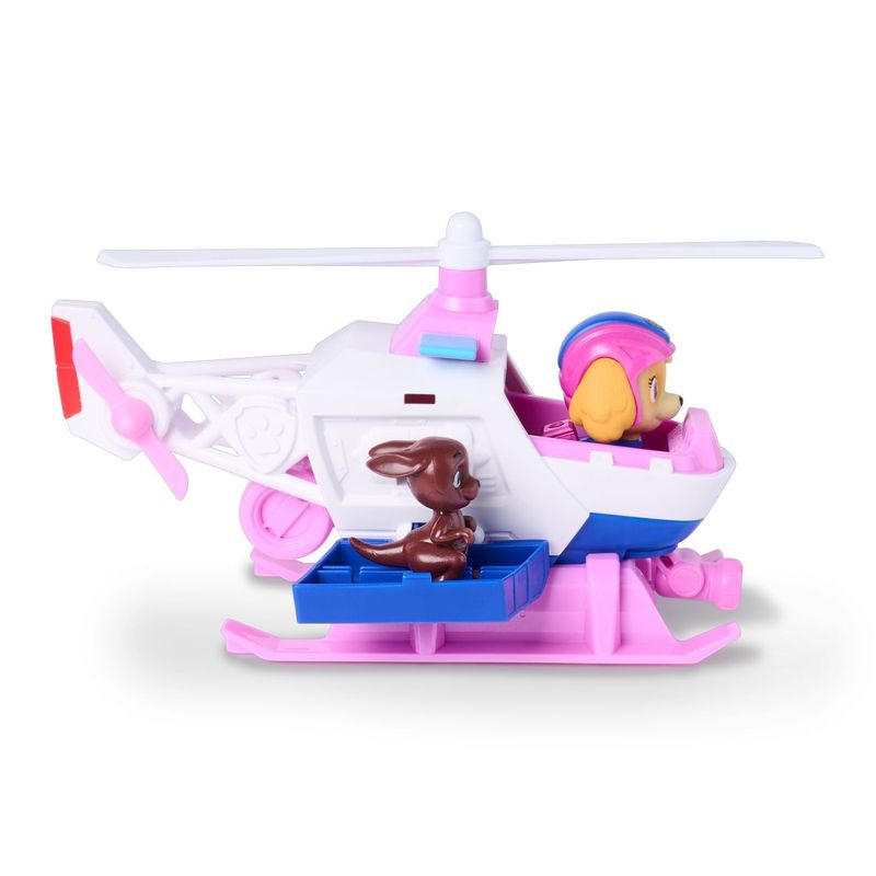 Jucarii, Copii si Bebe - Jucarii si jocuri - Figurine - PATRULA CATELUSILOR CAUTA SI SALVEAZA SET FIGURINA SKYE SI VEHICUL ELICOPTER - Infinity.ro