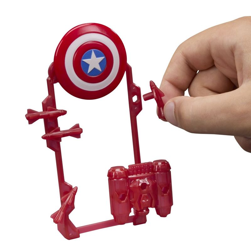 Jucarii, Copii si Bebe - Jucarii si jocuri - Figurine - MARVEL AVENGERS ACTION VERS SET FIGURINA CAPTAIN AMERICA SI ACCESORII 11.4CM - Infinity.ro