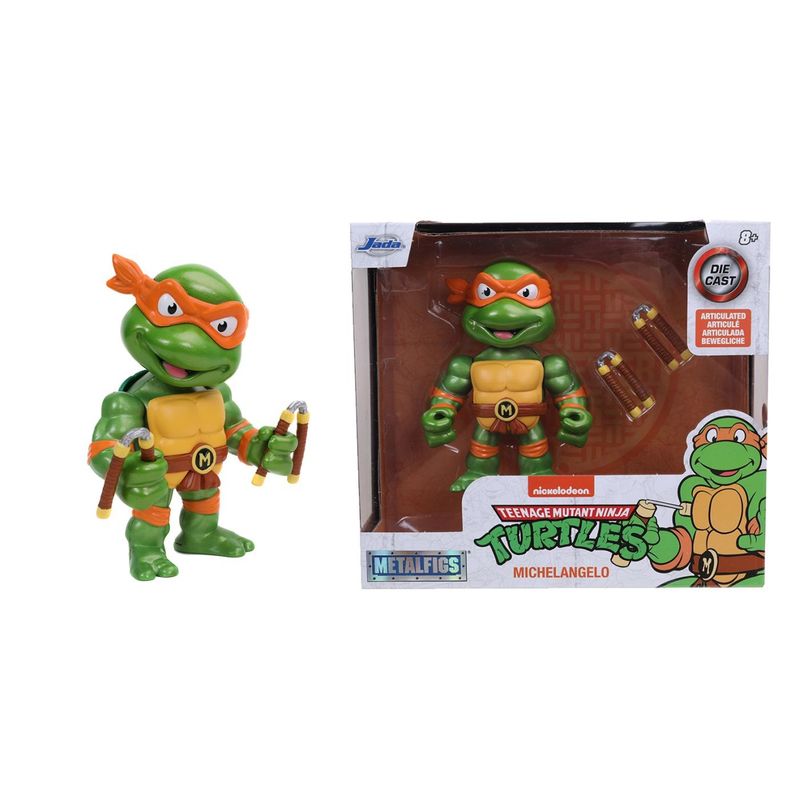 Jucarii, Copii si Bebe - Jucarii si jocuri - Figurine - FIGURINA METALICA TESTOASELE NINJA PERSONAJUL MICHELANGELO - Infinity.ro
