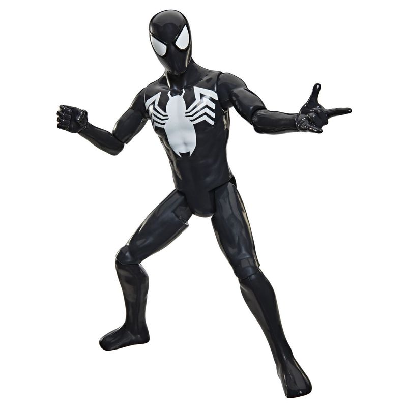 Jucarii, Copii si Bebe - Jucarii si jocuri - Figurine - MARVEL SPIDER MAN TITAN SERIES FIGURINA SPIDER MAN CU COSTUM NEGRU - Infinity.ro