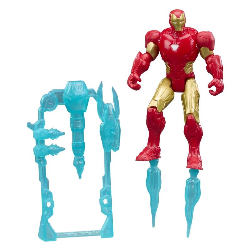 Jucarii, Copii si Bebe - Jucarii si jocuri - Figurine - MARVEL AVENGERS ACTION VERS SET FIGURINA IRON MAN SI ACCESORII 11.4CM - Infinity.ro